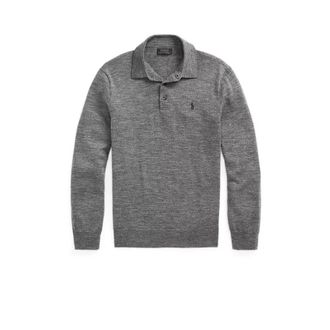 Polo Ralph Lauren Hombre, Jerseys, Gris, Talla: L