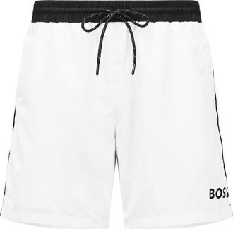 HUGO BOSS Heren Zwemshort Zeesterren (Wit, Zwart)