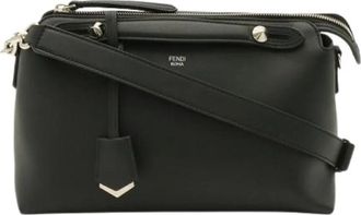 Fendi Pre-owned Vintage Cross Body Bag - Dames - Vintage Schoudertas - Zwart - ONE Size - Leer - Vintage