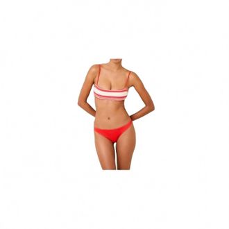 Solid & Striped Daniela Bikini Top In Apple Red