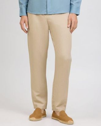 Onia Air Linen Pull-on Pant in Dune at Nordstrom, Size Small