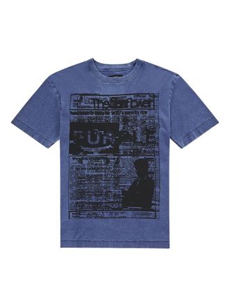 Purple Weekly T-shirt - men - Cotton - L - Blue