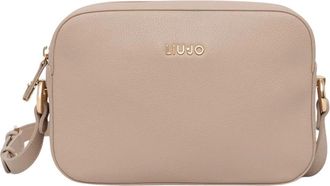 Liu Jo Medium Crossbody Bag - Dames - Schoudertassen - Beige - ONE Size - Polyester - Tassen