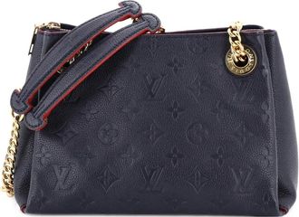 Louis Vuitton Borsa a spalla Surene BB in pelle Empreinte con monogramma - Blu