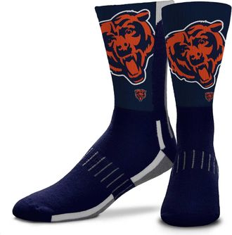 For Bare Feet FBF NFL Youth V Curve Socks - Machine Washable - Poly-spandex blend - Perfect Fit and Durability for Active Young Athletes