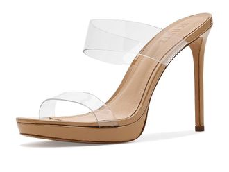 Schutz Ariella Platform Womens Shoes Light Nude : 10.5 M, Synthetic