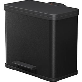 Hailo Papelera Con Pedal Oko Duo Plus Tama&ntilde;o L 17+9 L Negro 0630-260