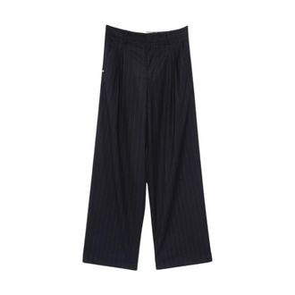 White Sand Wide Broeken - Dames - Broeken - Zwart - Maat: S