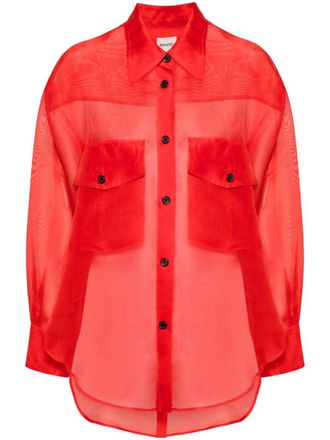 Khaite Camicia Mahmet - Rosso