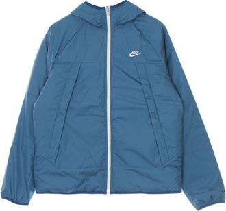 Nike Omkeerbare waterafstotende capuchonjas - Heren - Ski Jassen - Blauw - M - Polyester - Fitness