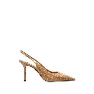 Jimmy Choo London Pumps, female, Beige, Size: 8 1/2 US Love Sling Back 85