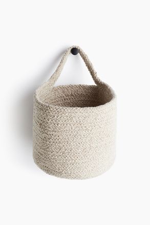 H&M Kleiner Korb aus Baumwolle - Hellbeige