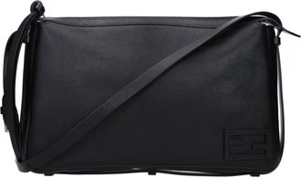 Fendi Umh&auml;ngetaschen Simply Donna aus schwarzem Leder