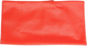 Dolce & Gabbana Orange Nylon Stretch Women Neck Warmer Womens Scarf