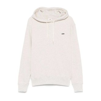 Autry Hoodies & sweatvesten, Heren, Beige, M, Katoen, Grijze Sweatshirt