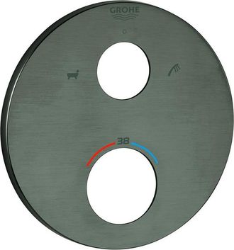 GROHE Roseta Redonda Grohe 49075 Para Thm-fms Grafito Duro Cepillado