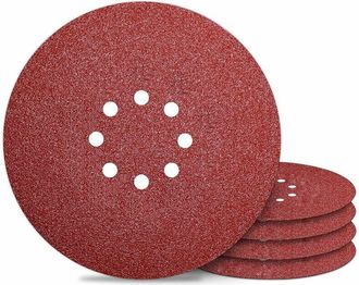 OEM Disco De Lijado De 225 Mm, 8 Agujeros, Grano 120, Para Lijadora De Pared, 50 Unidades