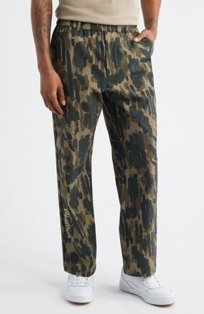 Malbon Golf Condor Tour Divot Waterproof Pants in Bark Camo at Nordstrom, Size Xx-Large