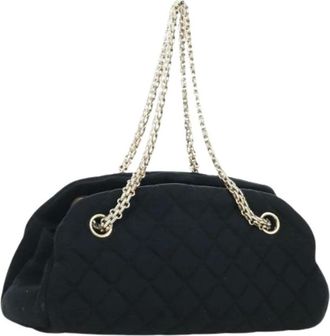 Chanel Pre-owned Shoulder Bags, female, Black, Size: ONE SIZE Pre-owned Vintage Shoulder Bag