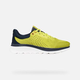 Geox Scarpe Spherica Actif X1 Uomo Lime/blu Navy