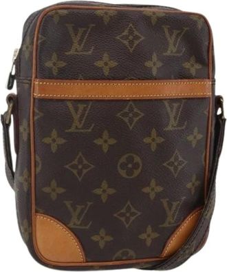 Louis Vuitton Pre-owned Cross Body Bags, female, Brown, Size: ONE SIZE Pre-owned Vintage Canvas Cross Body Bag