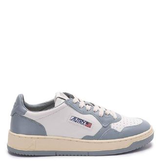 Autry Bicolor Medalist Leather Low Sneakers, Brand Size 41 ( US Size 8 )