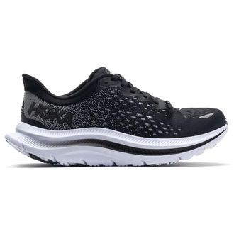 Hoka One One Hoka Kawana Textile Mens Lace Up Trainers - Black White - Size:UK 10.5