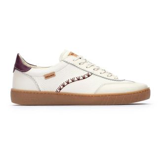 Pikolinos Lanzarote Lace-up Sneaker - Dames - Sneakers - Wit - 40 EU - Leer - Schoenen