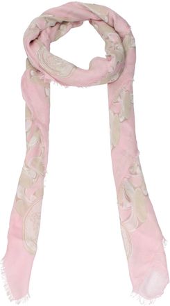 Versace Damess Sjaal Modal Roze/Champagne