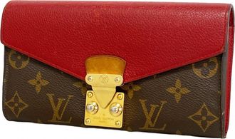 Louis Vuitton Brown Cerise Long Wallet (Bi-Fold) (Pre-Owned)