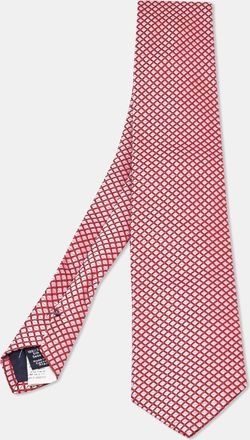 HUGO BOSS Boss By Hugo Boss Red Jacquard Classic Tie