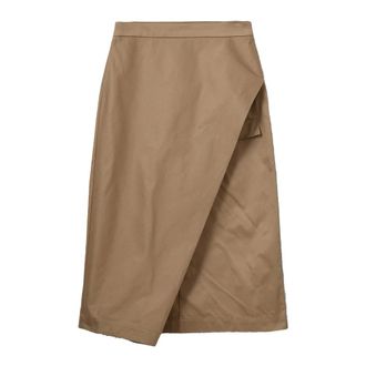 Sofie Schnoor Midi Skirts, female, Beige, Size: XS Katrinesw Midi Wrap Skirt
