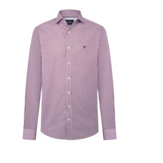 Hackett Camicia a righe Bengal - - Shirts - Uomo - Rosso - L