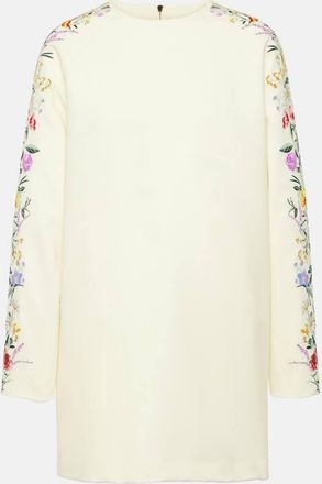 Max Mara Leva floral wool-blend minidress
