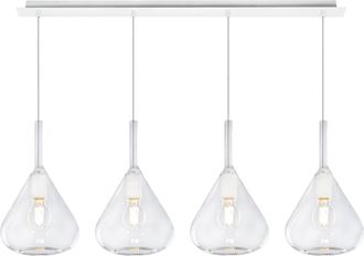 Top-Light Lampadario Top Light Kona 1177 Bi S4 R Tr E27 Led Lampada Soffitto Moderna