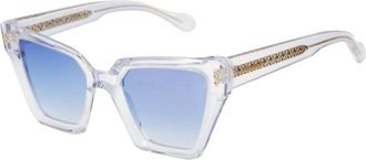 K&agrave;dor Vanessa Glamour Zonnebril - unisex - Zonnebrillen - Wit - 52 MM - Accessoires