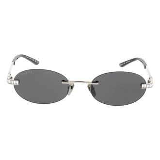 Gucci 55mm Vierkante Zonnebril - Dames - Accessoires - Zwart - Maat: ONE Size