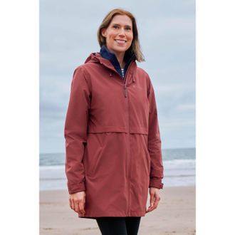 Mountain Warehouse Dames/Dames Hilltop II Waterdichte Jas (Roest)