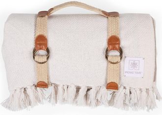 Picnic Time Montecito Outdoor Picnic Blanket in White at Nordstrom Rack