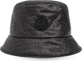 Moncler Reversible Bucket Hat - Dames - Hoeden - Zwart - S - Polyester - Accessoires