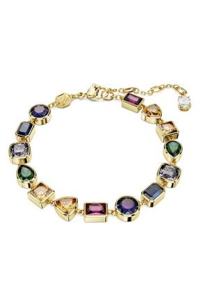 Swarovski Imber Mixed Cut Crystal Bracelet in Gold/Multicolored at Nordstrom