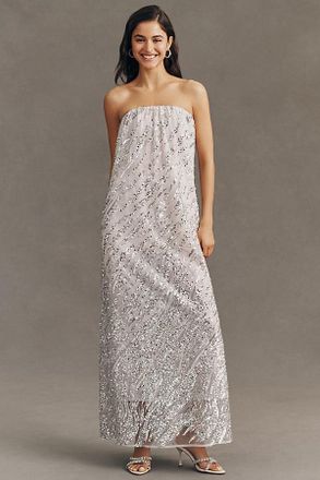 Helsi Margot Strapless Sequin Maxi Dress
