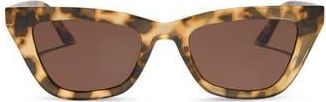 DIFF Eyewear Noelle 50mm Cat Eye Sunglasses in Sand Tort at Nordstrom Rack