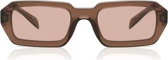 Prada PR A12S 17O60B Womens Sunglasses Brown Size 52