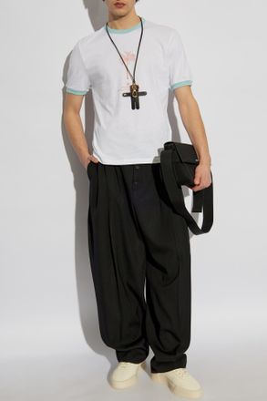 Jacquemus Printed T-shirt, Mens, White