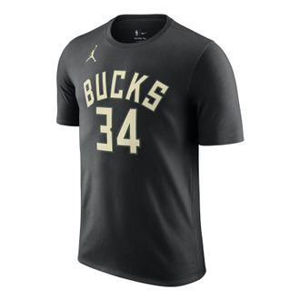 Nike Jordan NBA Milwaukee Bucks Statement Edition T-Shirt Black DV5783-015