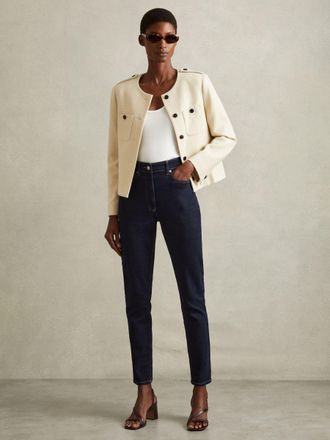 Reiss Dark Blue Skinny Jeans, 24L