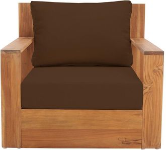 Safavieh Couture Kauai Brazil Teak Patio Chair