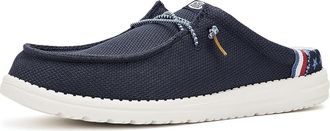 Hey Dude Wally Slip Americana Mens Shoes Navy Blazer/Multi : 12 M, Cotton