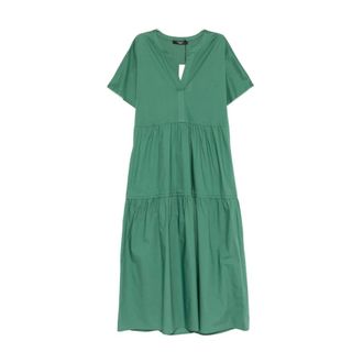 Max Mara Midi Dresses, female, Green, Size: XS Capsula Midi Dress